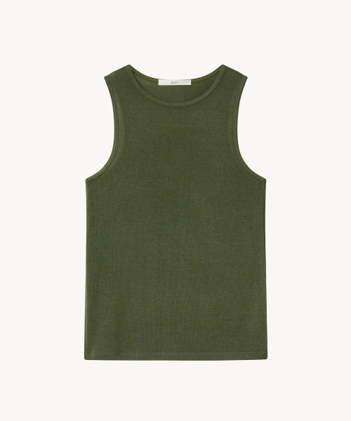 LADY VOLUME(レディーボリューム)の「レアリブドタンクトップ (カーキ)(Tシャツ/カットソー・レディース・その他・SMALL/MEDIUM)」の2枚目の写真
