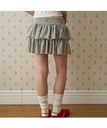 5OML（オーオーエムエル）の「フリルカンカンスカートミニメランジグレー（スカート）」