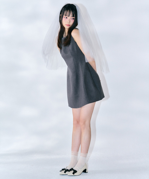 ZEROPLANET（ゼロプラネット）の「オスカー スリーブレス ミニワンピース [チャコール]（ワンピース・レディース・その他・SMALL/MEDIUM）」の4枚目の写真