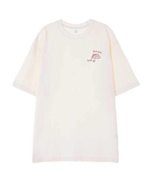 ASTRAL PROJECTION（アストラルプロジェクション）の「[オーバーサイズ]グラフィティ13番手コットンラウンドネック半袖Tシャツ_アイボリー（Tシャツ/カットソー・メンズ・その他・LARGE/MEDIUM/XX-LARGE）」の2枚目の写真