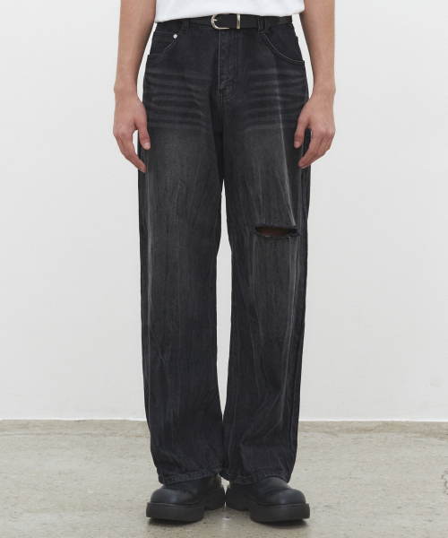 DECET(デケト)の「Mid Rise Wide Jeans DCPT027DMCRBlack(デニムパンツ・レディース・その他・26/32/34/28/30)」の10枚目の写真