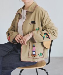 BEARDSLEY｜ビアズリーのその他アウター（ベージュ系・刺繍）通販