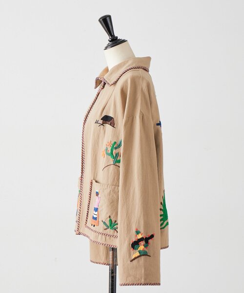 BEARDSLEY（ビアズリー）の「襟付きメキシカンジャケット（その他アウター・レディース・ベージュ・FREE）」の17枚目の写真