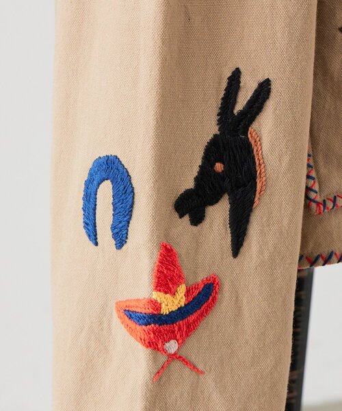 BEARDSLEY（ビアズリー）の「《2/12(木)12:00予約開始》襟付きメキシカンジャケット（その他アウター・レディース・ベージュ・FREE）」の11枚目の写真