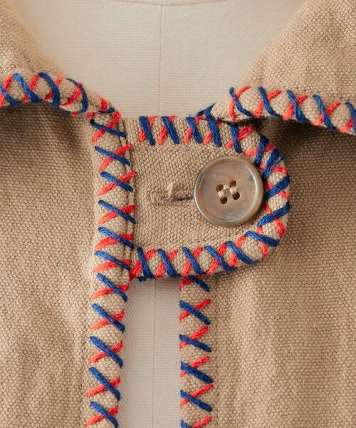 BEARDSLEY（ビアズリー）の「《2/12(木)12:00予約開始》襟付きメキシカンジャケット（その他アウター・レディース・ベージュ・FREE）」の13枚目の写真