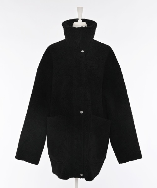 Narcissus（ナルシス）の「【リバーシブル】ムートンコート/ボアコート（ムートンコート・レディース・ブラック・FREE）」の17枚目の写真