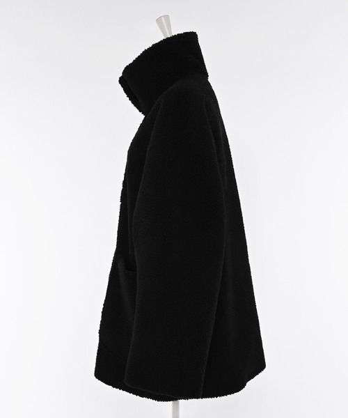 Narcissus（ナルシス）の「【リバーシブル】ムートンコート/ボアコート（ムートンコート・レディース・ブラック・FREE）」の18枚目の写真