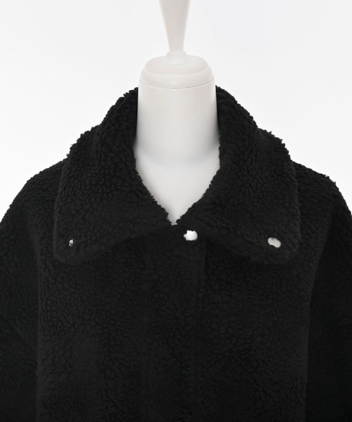 Narcissus（ナルシス）の「【リバーシブル】ムートンコート/ボアコート（ムートンコート・レディース・ブラック・FREE）」の20枚目の写真