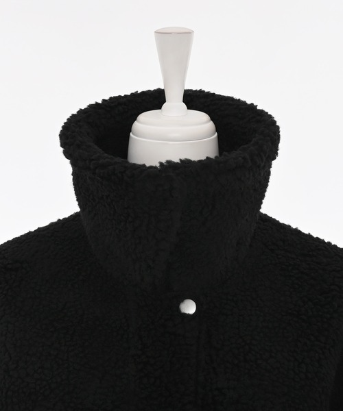 Narcissus（ナルシス）の「【リバーシブル】ムートンコート/ボアコート（ムートンコート・レディース・ブラック・FREE）」の21枚目の写真
