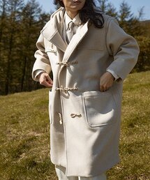 MALEN（マレン）の「ユニセックス ダッフルコート オートミール（ダッフルコート）」