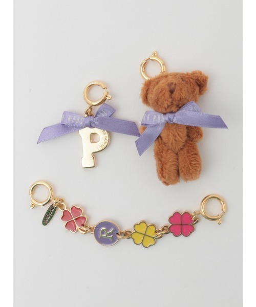PINK HOUSE(ピンクハウス)の「テディ&クローバー&Pロゴ シューズチャーム(シューズアクセサリー・レディース・ピンク系その他2/イエロー系その他/イエロー系その他2/パープル系その他2・フリー)」の1枚目の写真