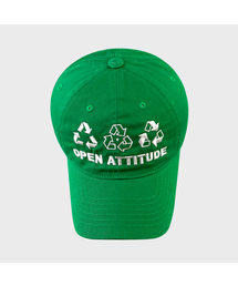 OPEN ATTITUDE（オープンアティチュード）の「リサイクルボールキャップ-グリーン（キャップ）」