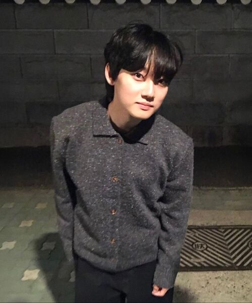 NOUN(ノウン)の「nep yarn collar cardigan (charcoal)(カーディガン/ボレロ・メンズ・その他・1/2)」の5枚目の写真