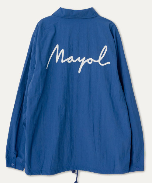 MAYOL(マイヨール)の「レタリングプリントコーチジャケット_ブルー(ナイロンジャケット・メンズ・その他・X-LARGE/LARGE)」の3枚目の写真