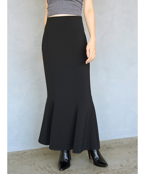 SNIDEL（スナイデル）の「シンプルマーメイドスカート（スカート・レディース・ブラック/グレー/ピンクベージュ・0/1）」の2枚目の写真