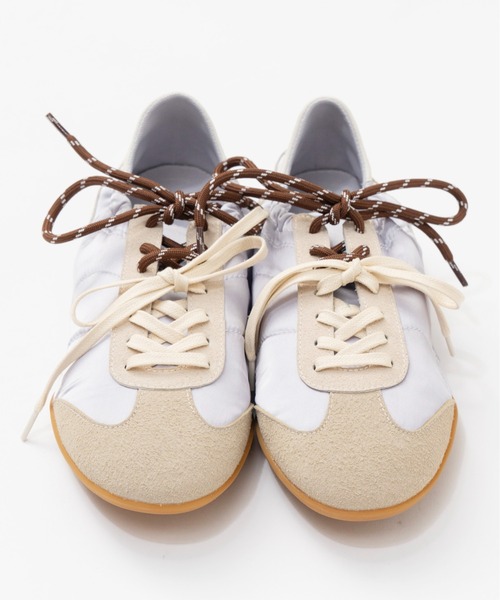 MAISON SPECIAL（メゾンスペシャル）の「Soft Barre Sneakers/ソフトバレースニーカー（スニーカー・レディース・ピンク/オフホワイト/ブルー・38/37/36）」の8枚目の写真