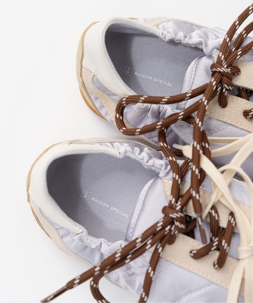 MAISON SPECIAL（メゾンスペシャル）の「Soft Barre Sneakers/ソフトバレースニーカー（スニーカー・レディース・ピンク/オフホワイト/ブルー・38/37/36）」の11枚目の写真