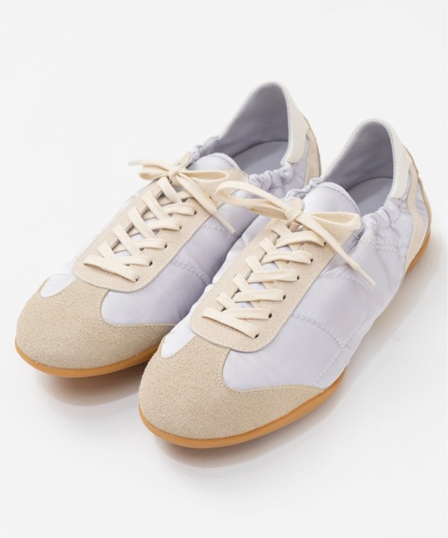 MAISON SPECIAL（メゾンスペシャル）の「Soft Barre Sneakers/ソフトバレースニーカー（スニーカー・レディース・ピンク/オフホワイト/ブルー・38/37/36）」の7枚目の写真