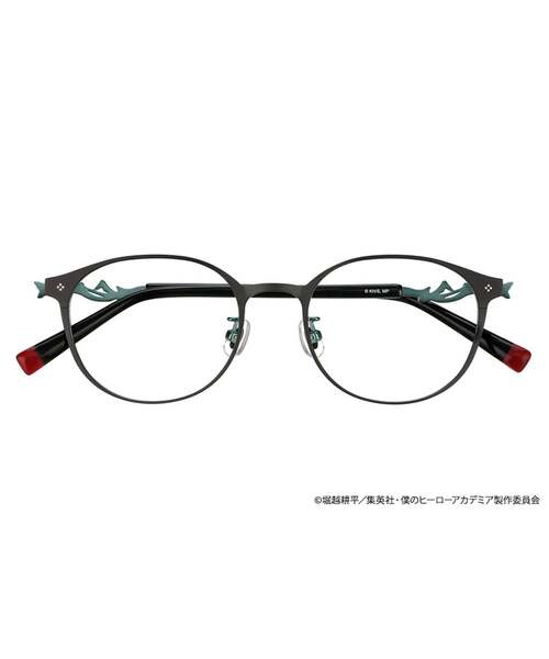 Zoff×僕のヒーローアカデミア 緑谷出久モデル度なしメガネ Zoff｜僕のヒーローアカデミア 【 緑谷出久 モデル】 ボストン型