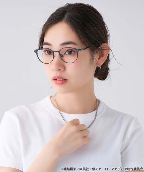 Zoff×僕のヒーローアカデミア 緑谷出久モデル度なしメガネ Zoff｜僕のヒーローアカデミア 【 緑谷出久 モデル】 ボストン型