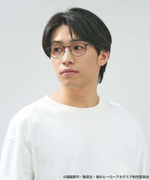 Zoff×僕のヒーローアカデミア 緑谷出久モデル度なしメガネ Zoff｜僕のヒーローアカデミア 【 緑谷出久 モデル】 ボストン型