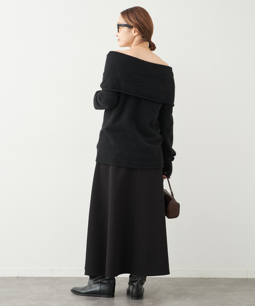 ドゥーズィエムクラス　Fluffy sweater ブラック DEUXIEME CLASSE Fluffy Sweater Deuxieme Classe Fluffy Sweater