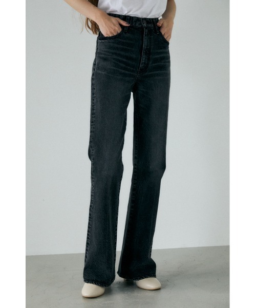 パンツ MOUSSY MVS FLARE BLACK DENIM 24 シリーズ累計24万本販売】MVS BLACK FLARE(L) / ロングサイズ（デニム