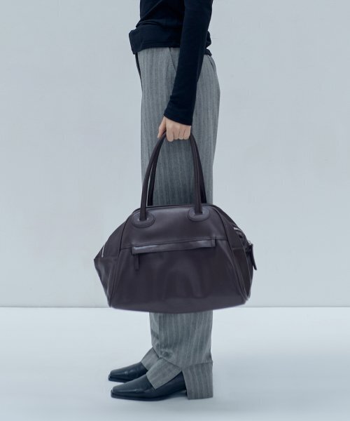 CHRISTINE PROJECT(クリスティンプロジェクト)の「TWO ZIPPER BAG ORIGINAL(CACAO)(ショルダーバッグ・レディース・その他・FREE)」の4枚目の写真