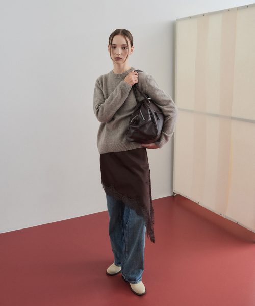 CHRISTINE PROJECT(クリスティンプロジェクト)の「TWO ZIPPER BAG ORIGINAL(CACAO)(ショルダーバッグ・レディース・その他・FREE)」の11枚目の写真