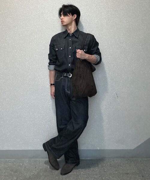 POKER FACE（ポーカーフェイス）の「WESTERN HANDLE SHOPPER BAG BROWN（ショルダーバッグ・メンズ・その他・ONE）」の6枚目の写真