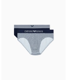 EMPORIO ARMANI（エンポリオアルマーニ）の「<オンライン限定>【エンポリオ アルマーニ】ブリーフ2枚セット ジャージー ミックスパターンプリント（ブリーフ）」