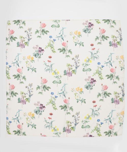 URBAN RESEARCH ROSSO WOMEN（アーバンリサーチ　ロッソ）の「ボタニカルプリントスカーフ（バンダナ/スカーフ・レディース・ブラック/オフホワイト・FREE）」の8枚目の写真