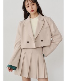 MURUA | ショートジャケット&スカートセットアップ(テーラードジャケット)