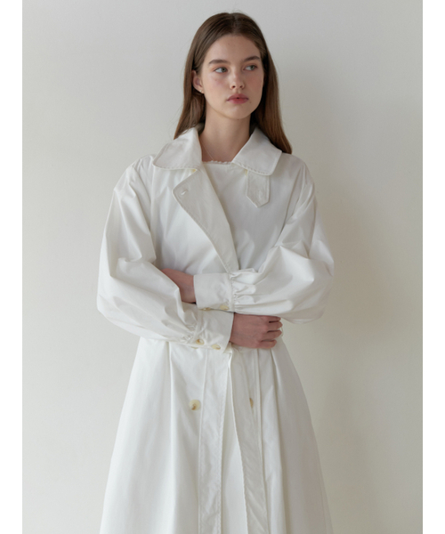 RE_L(リエル)の「Magnet trench coat (white)(トレンチコート・レディース・その他・FREE)」の10枚目の写真