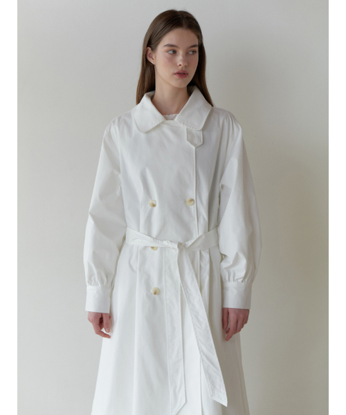 RE_L(リエル)の「Magnet trench coat (white)(トレンチコート・レディース・その他・FREE)」の3枚目の写真