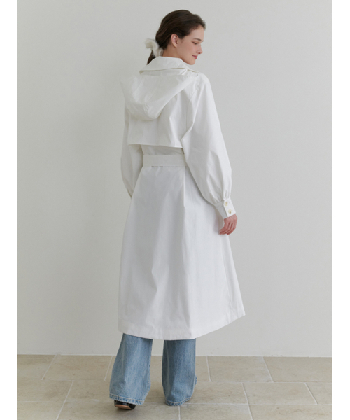 RE_L(リエル)の「Magnet trench coat (white)(トレンチコート・レディース・その他・FREE)」の8枚目の写真