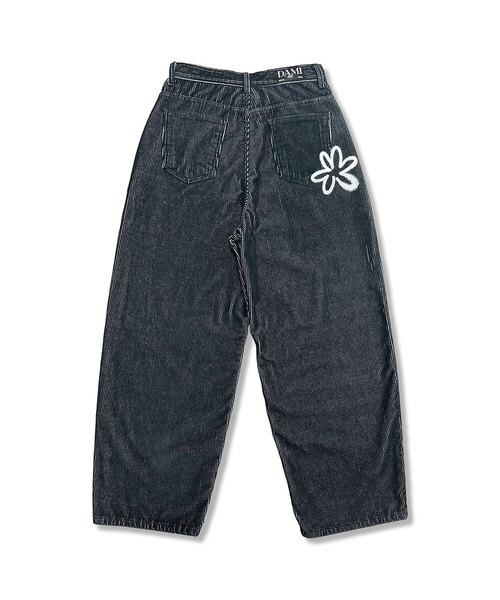 DAMISH(ダミシュ)の「フラワースプレーコーデュロイバルーンパンツ_ネイビー(その他パンツ・レディース・ネイビー・LARGE/MEDIUM/SMALL)」の1枚目の写真
