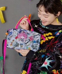 ScoLar | 653447：スカラーちゃん両面総柄 配色ミニショルダー(ショルダーバッグ)