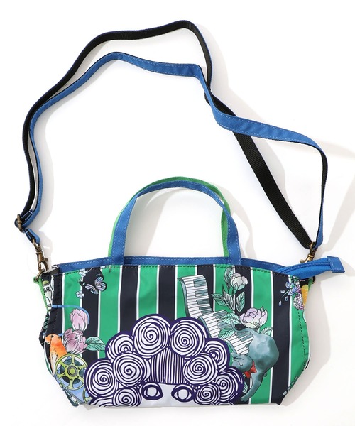 ScoLar（スカラー）の「653447：スカラーちゃん両面総柄 配色ミニショルダー（ショルダーバッグ・レディース・ピンク/イエロー/ブルー・FREE）」の20枚目の写真