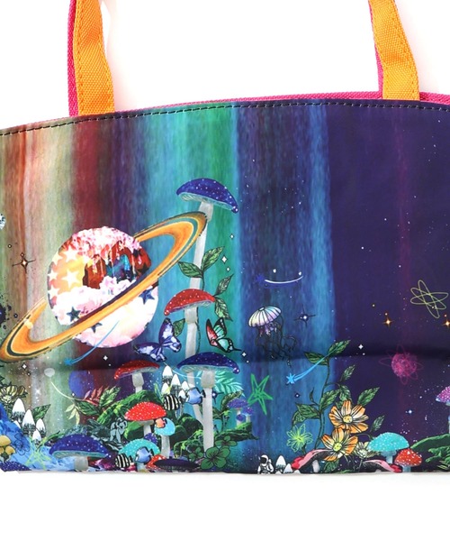 ScoLar（スカラー）の「653447：スカラーちゃん両面総柄 配色ミニショルダー（ショルダーバッグ・レディース・ピンク/イエロー/ブルー・FREE）」の13枚目の写真