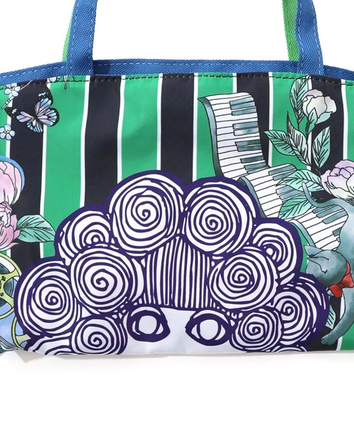 ScoLar（スカラー）の「653447：スカラーちゃん両面総柄 配色ミニショルダー（ショルダーバッグ・レディース・ピンク/イエロー/ブルー・FREE）」の15枚目の写真