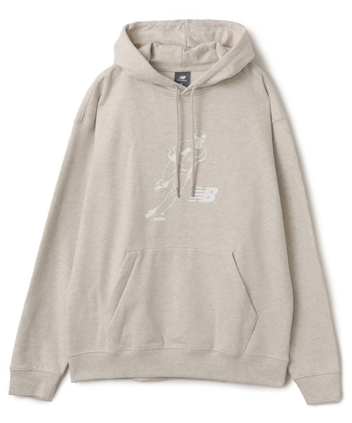 NEW BALANCE(ニューバランス)の「New Balance Shohei Always On Logo Hoodie / ニューバランス オオタニ ショウヘイ オールウェイズオンロゴフーディ(パーカー・メンズ・ブラック/アイボリー/ネイビー・M/L/XL)」の2枚目の写真