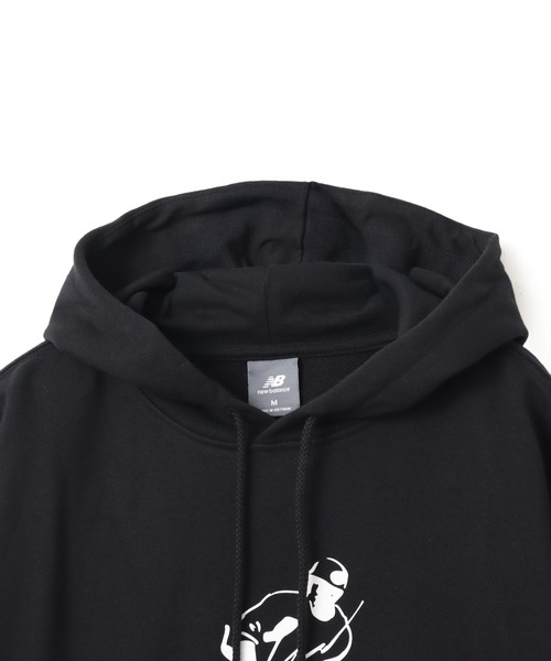 NEW BALANCE(ニューバランス)の「New Balance Shohei Always On Logo Hoodie / ニューバランス オオタニ ショウヘイ オールウェイズオンロゴフーディ(パーカー・メンズ・ブラック/アイボリー/ネイビー・M/L/XL)」の4枚目の写真