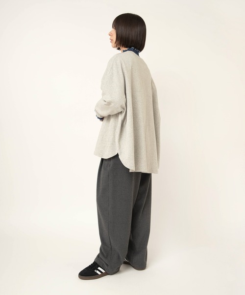 RNA-N(アールエヌエーエヌ)の「M2600 ヴィンテージコットンワイドプルオーバー(Tシャツ/カットソー・レディース・杢グレー/レッド/グレー/ブルー・FREE)」の19枚目の写真