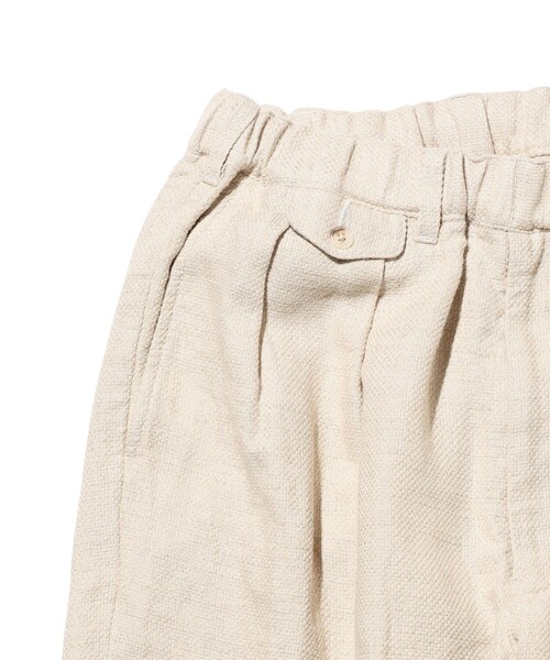 BEAMS PLUS(ビームスプラス)の「2 Pleats Relax Trousers COTTON Linen(その他パンツ・メンズ・グレー/オフホワイト/ネイビー・X-LARGE/LARGE/MEDIUM/SMALL)」の6枚目の写真