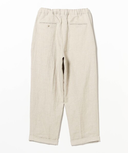 BEAMS PLUS(ビームスプラス)の「2 Pleats Relax Trousers COTTON Linen(その他パンツ・メンズ・グレー/オフホワイト/ネイビー・X-LARGE/LARGE/MEDIUM/SMALL)」の10枚目の写真
