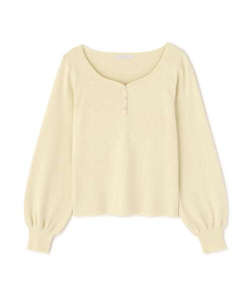 PROPORTION BODY DRESSING(プロポーションボディドレッシング)の「<ウォッシャブル/UV>釦付きハートネック総針ニット / 1216170102(ニット/セーター・レディース・イエロー/ホワイト系その他/ライトグリーン・FREE)」の20枚目の写真