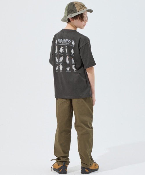 KRIFF MAYER Kid's Collection（クリフメイヤーキッズコレクション）の「【本体綿100％】楽LUCK-Tシャツ(ペンギン)（Tシャツ/カットソー・キッズ・オフホワイト/レッド/ネイビー/チャコール/イエロー/ミント・120/130/140/150/160/170）」の11枚目の写真