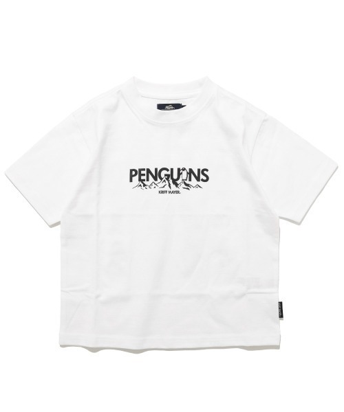 KRIFF MAYER Kid's Collection（クリフメイヤーキッズコレクション）の「【本体綿100％】楽LUCK-Tシャツ(ペンギン)（Tシャツ/カットソー・キッズ・オフホワイト/レッド/ネイビー/チャコール/イエロー/ミント・120/130/140/150/160/170）」の22枚目の写真
