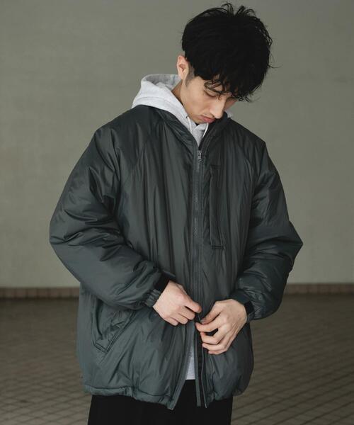 URBAN RESEARCH DOORS（アーバンリサーチドアーズ）の「URD PRIMALOFT 中綿ブルゾン（ブルゾン・メンズ・グレー/ブラック/ブラウン・LARGE/MEDIUM）」の2枚目の写真
